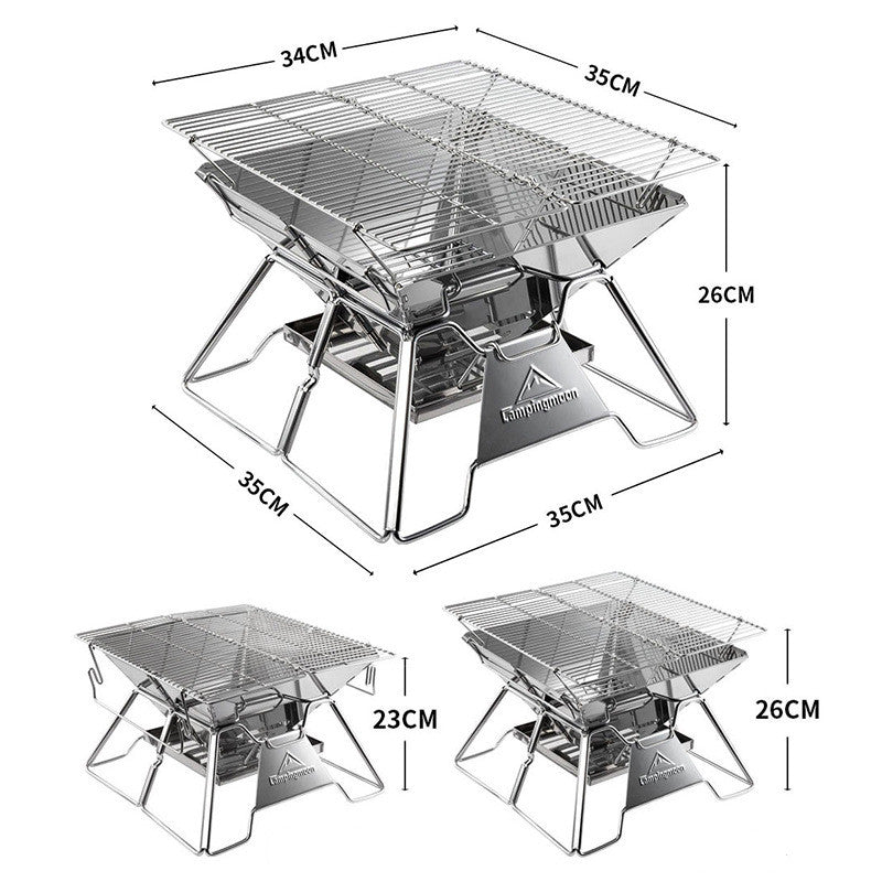 Discover the Ultimate 2-3 Person Foldable Barbecue Grill for Your Outdoor Adventures