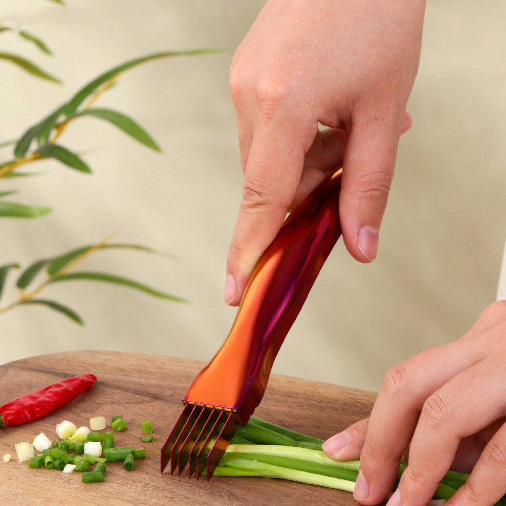 Transform Your Cooking with the Creative Shredding Gadgets Green Onion Kitchen Chopper
