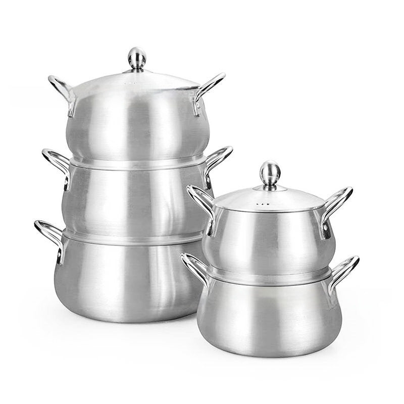 7-piece Kitchen Aluminum Pot Suit