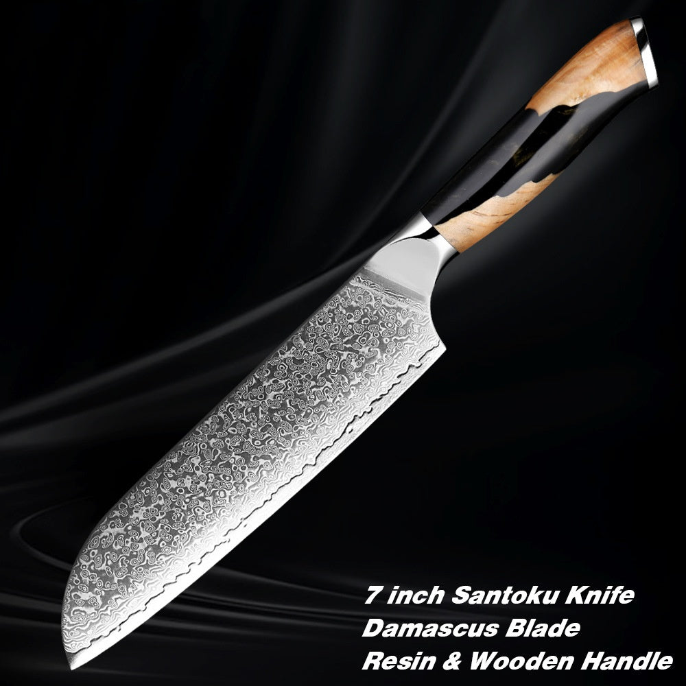 Damascus Steel Chef Knife Kitchen Knives