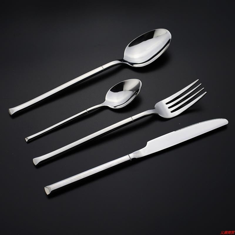 Cutlery Set Square Handle Western Four-piece Set