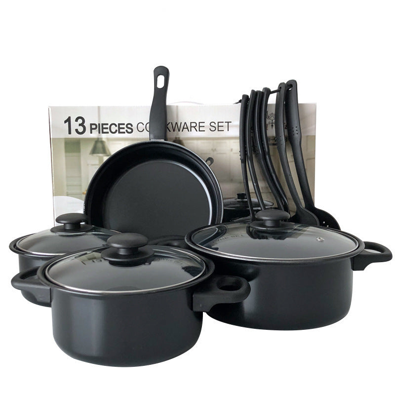 13-piece Stockpot Frying Pan