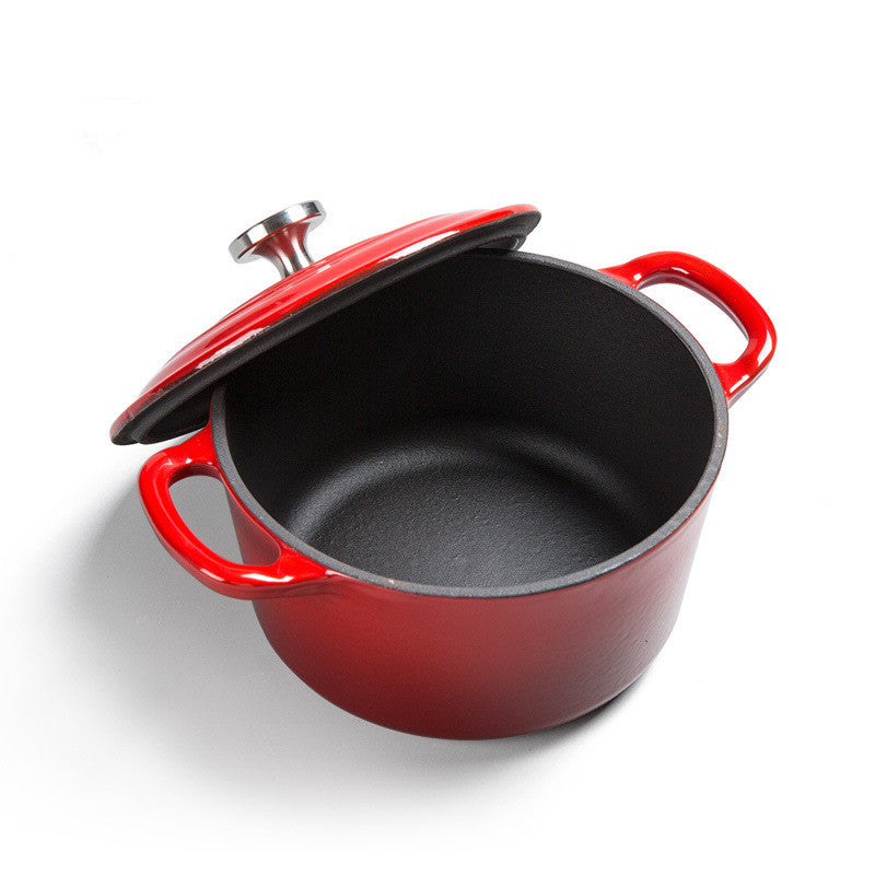 Enamel cast iron stew pot universal