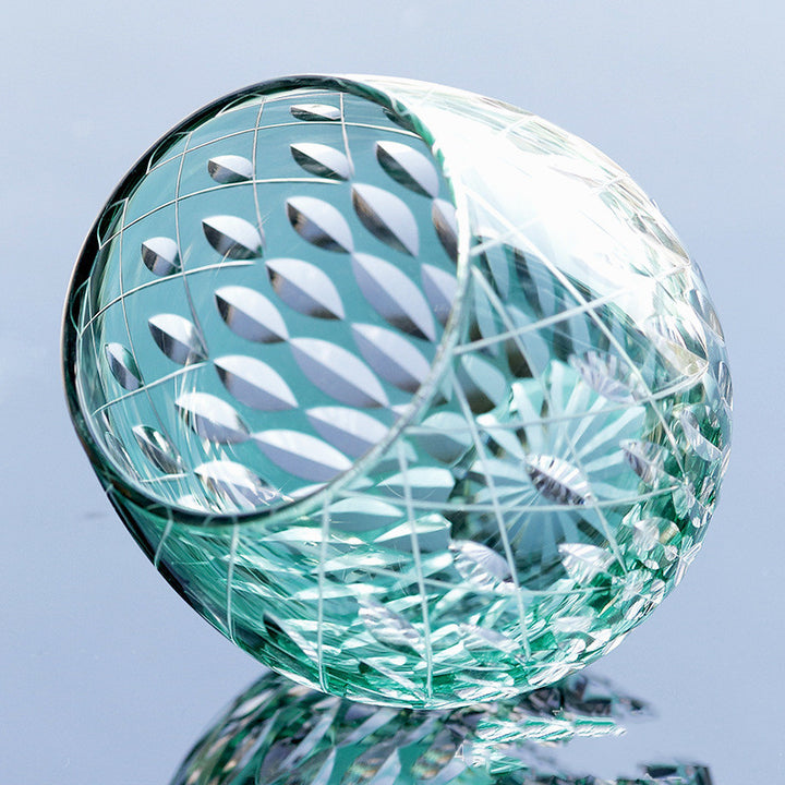 Crystal Whiskey Shot Glass Hand Carved