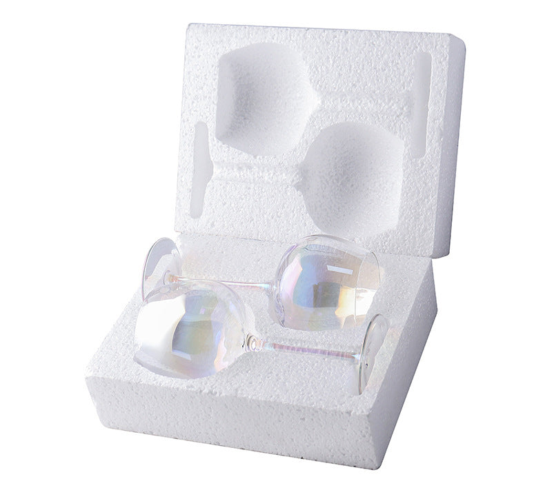 Colorful Light Luxury Electroplating Crystal Glass