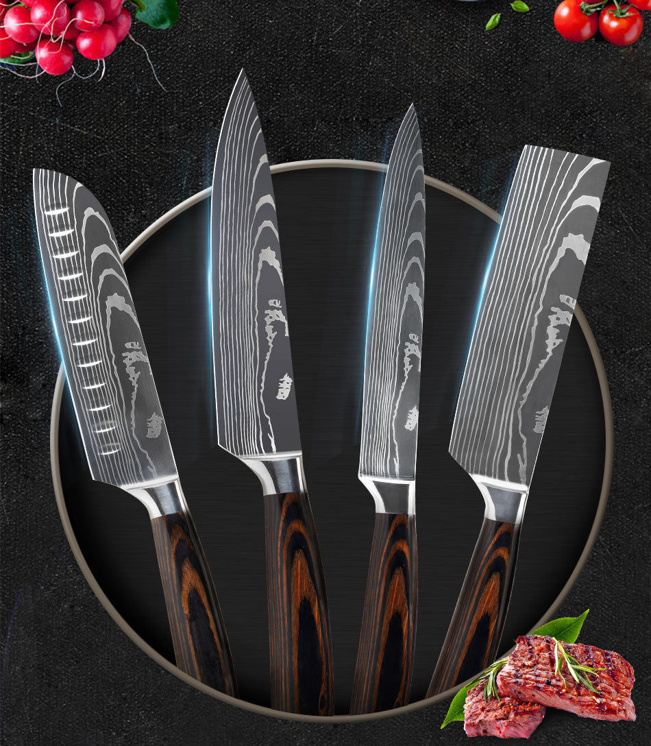 Kitchen Cleaver Slicing Knives