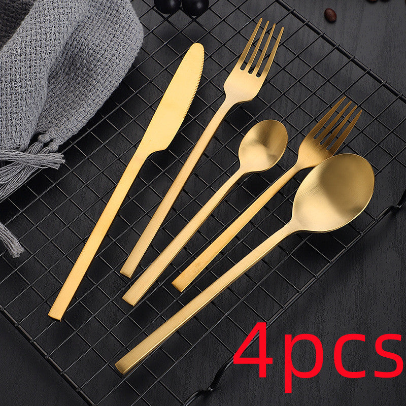 Stainless Steel Set Matte Cutlery Set