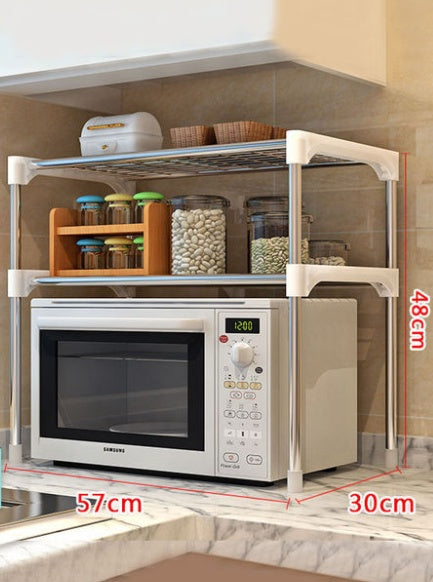 Kitchen Microwave Shelf Rack