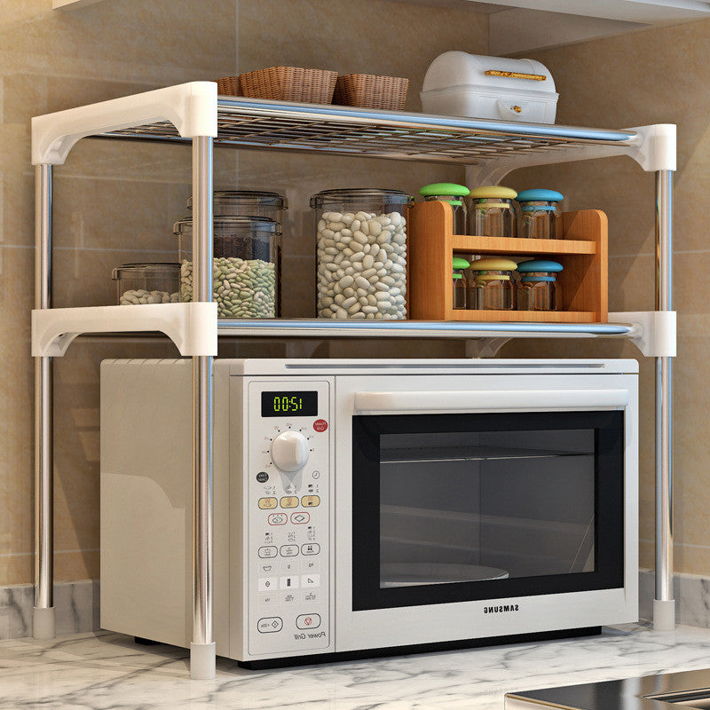 Kitchen Microwave Shelf Rack