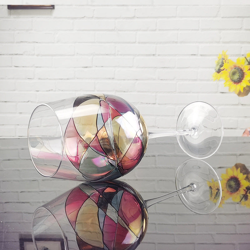 Crystal Color Red Wine Glass