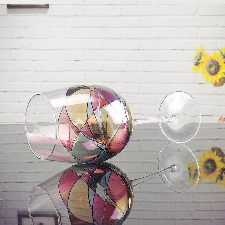 Crystal Color Red Wine Glass