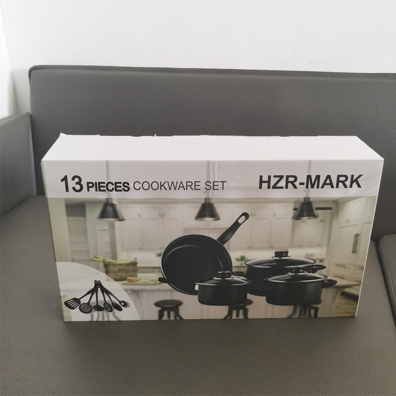 13-piece Stockpot Frying Pan