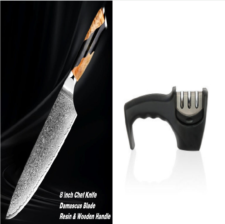 Damascus Steel Chef Knife Kitchen Knives