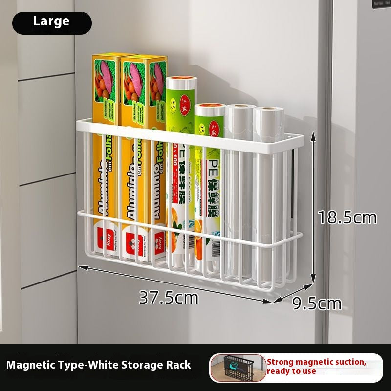 Kitchen Refrigerator Magnetic Storage Rack