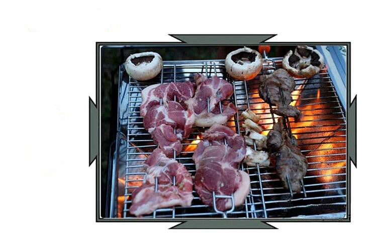 3-4 People Picnic Portable Foldable Barbecue Grill