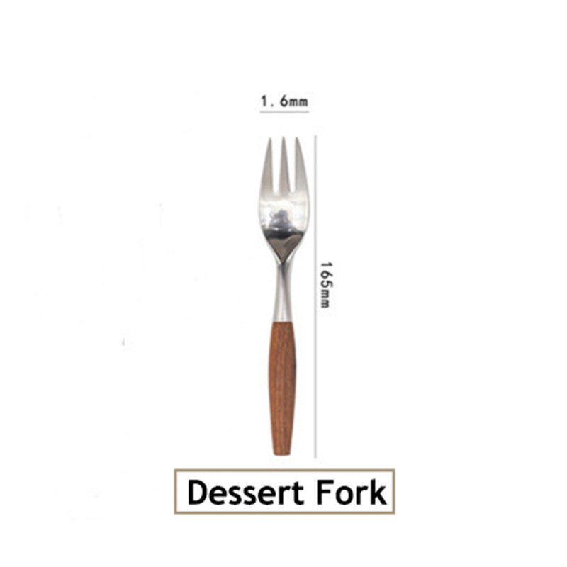 Stainless Steel Cutlery Set With Log Handle