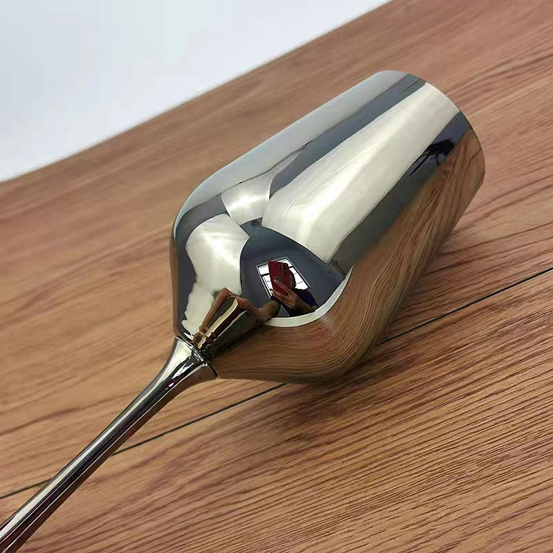 Rainbow Color Electroplated Red Wine Glass