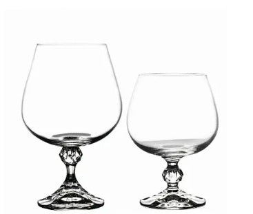 Elegant Red Wine Crystal Whiskey Glass