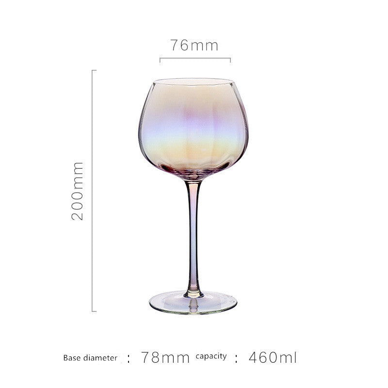 Colorful Light Luxury Electroplating Crystal Glass