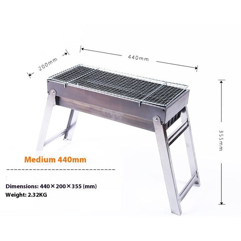 Outdoor Folding Charcoal Portable Barbecue Grill