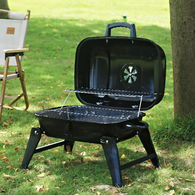 Portable Foldable Small Hamburger Barbecue Grill
