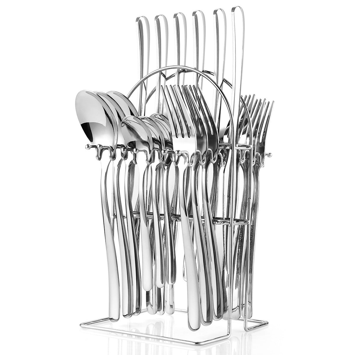 Stainless Steel Cutlery 24-piece Set