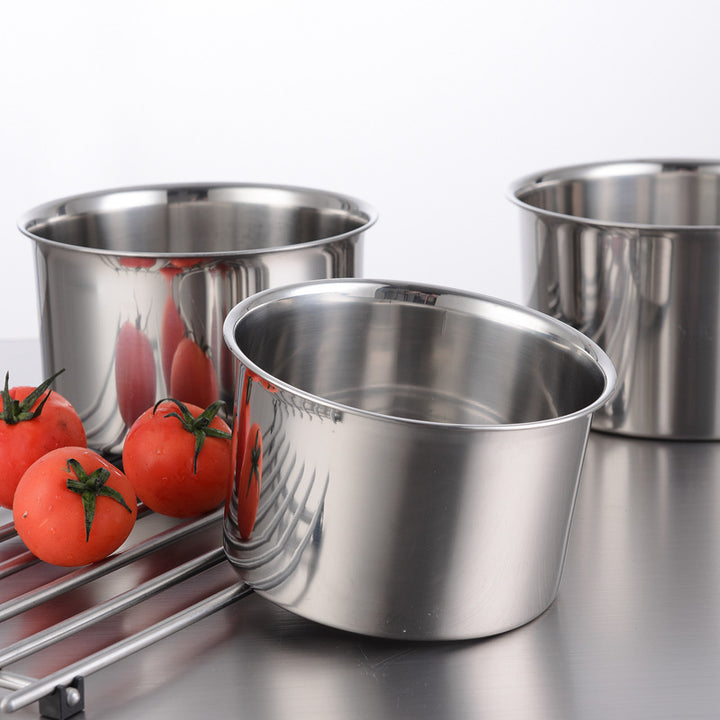 Stainless Steel Kitchenware Non-magnetic Stock Pot