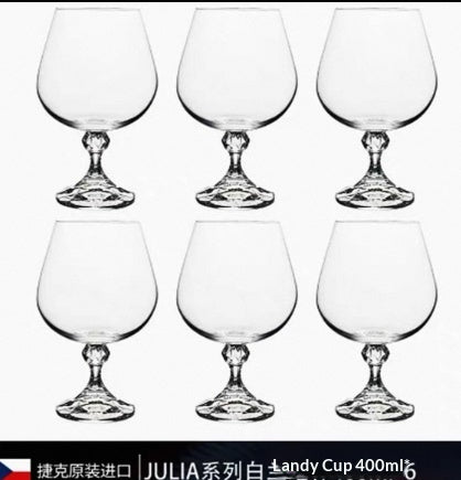 Elegant Red Wine Crystal Whiskey Glass