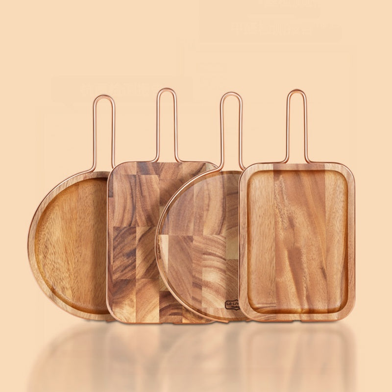 Solid wood steak cutting board