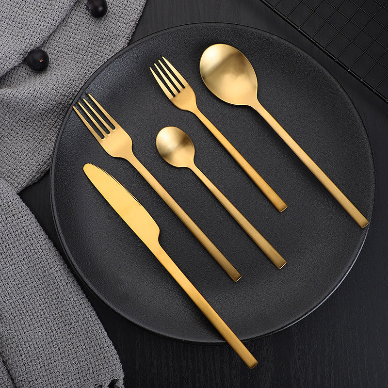 Stainless Steel Set Matte Cutlery Set