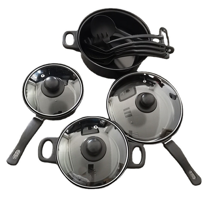 13-piece Stockpot Frying Pan